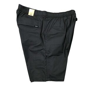 Prana Double Peak Elastic Waist‎ Shorts Mens XL Ripstop Cotton Polyester 8"